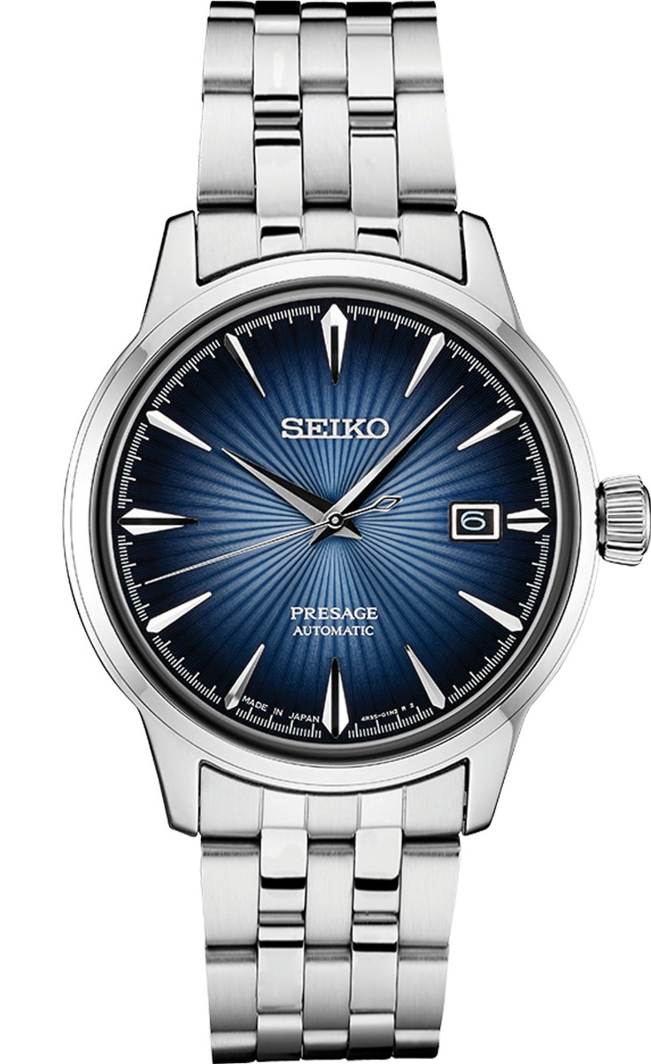 Seiko, Presage Cocktail Time Automatic herreklokke med stållenke