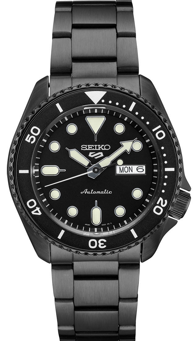 Seiko, 5 Sports Automatic herreklokke med stållenke