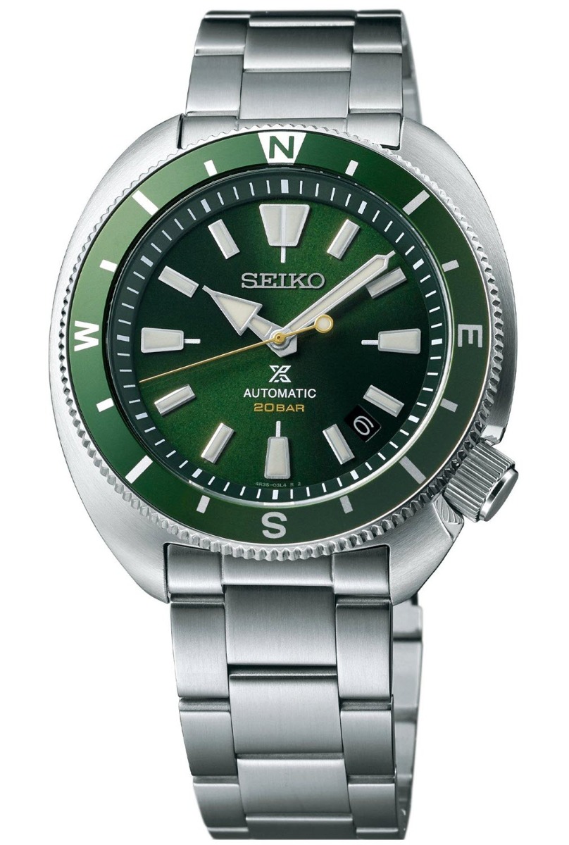Seiko Prospex Tortoise SRPH15K1 -  Automatisk - Sølv - Herreklokker - Rustfritt stål - ledd m/pin - Safir