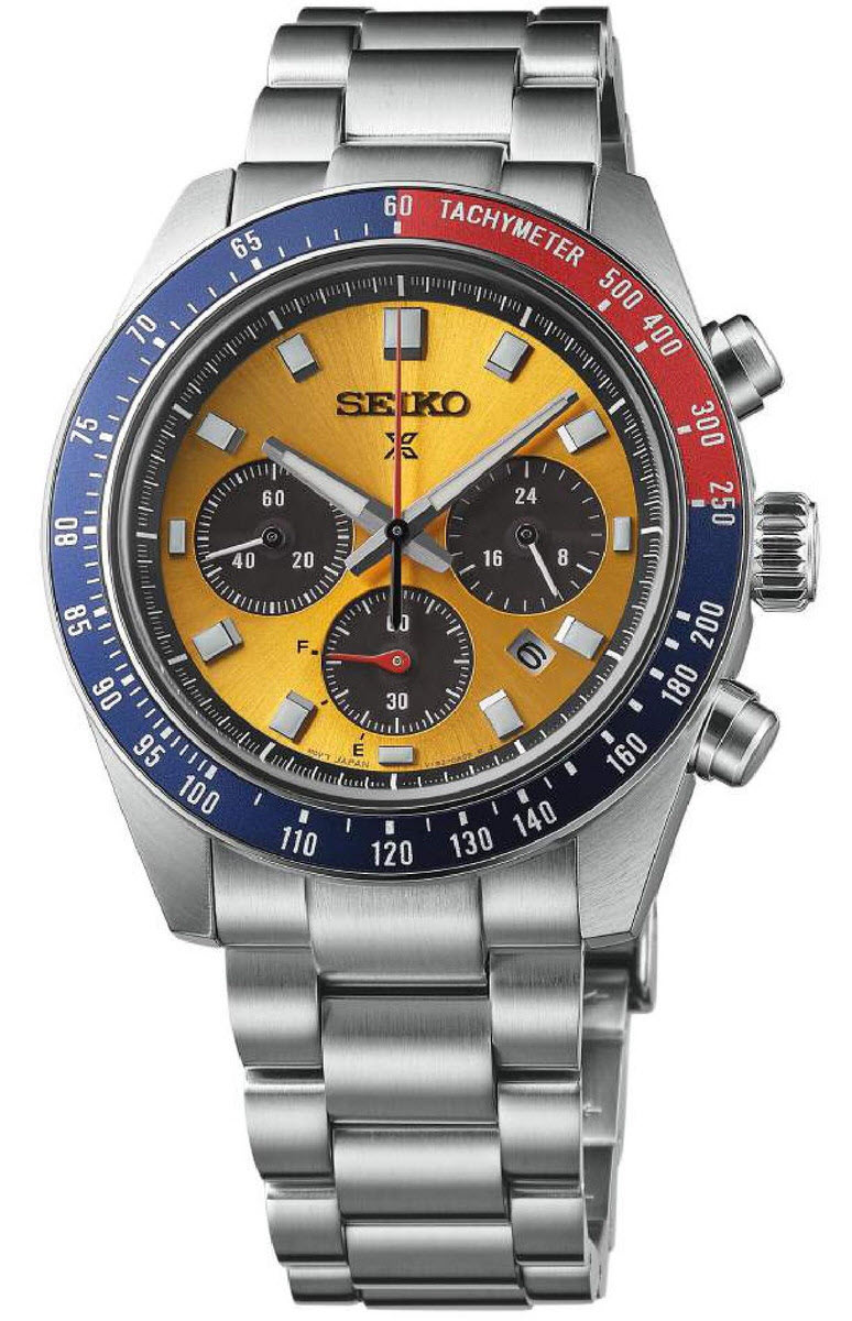 Seiko Prospex SSC947P1 -  Kvarts - Sølv - Herreklokker - Rustfritt stål - ledd m/pin - Safir