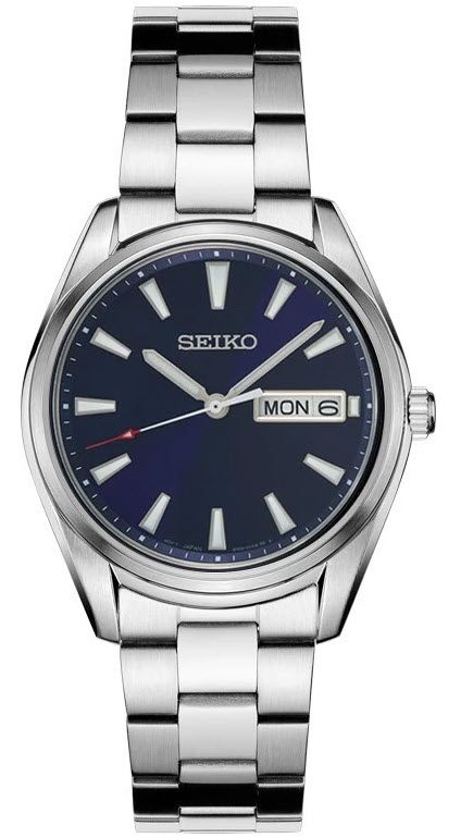 Seiko Classic Sapphire SUR341P1 -  Kvarts - Sølv - Herreklokker - Rustfritt stål - ledd m/pin - Safir