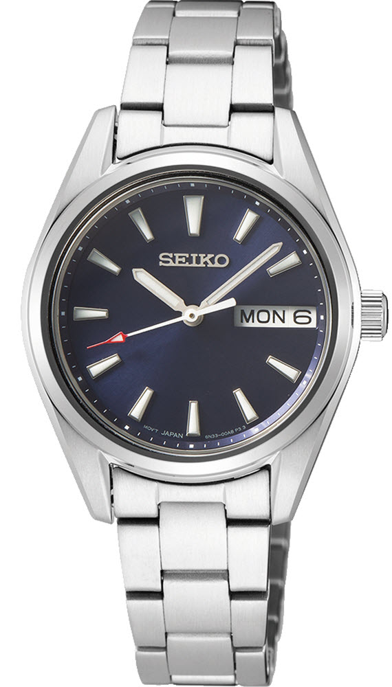 Seiko, Basic dameklokke med stållenke