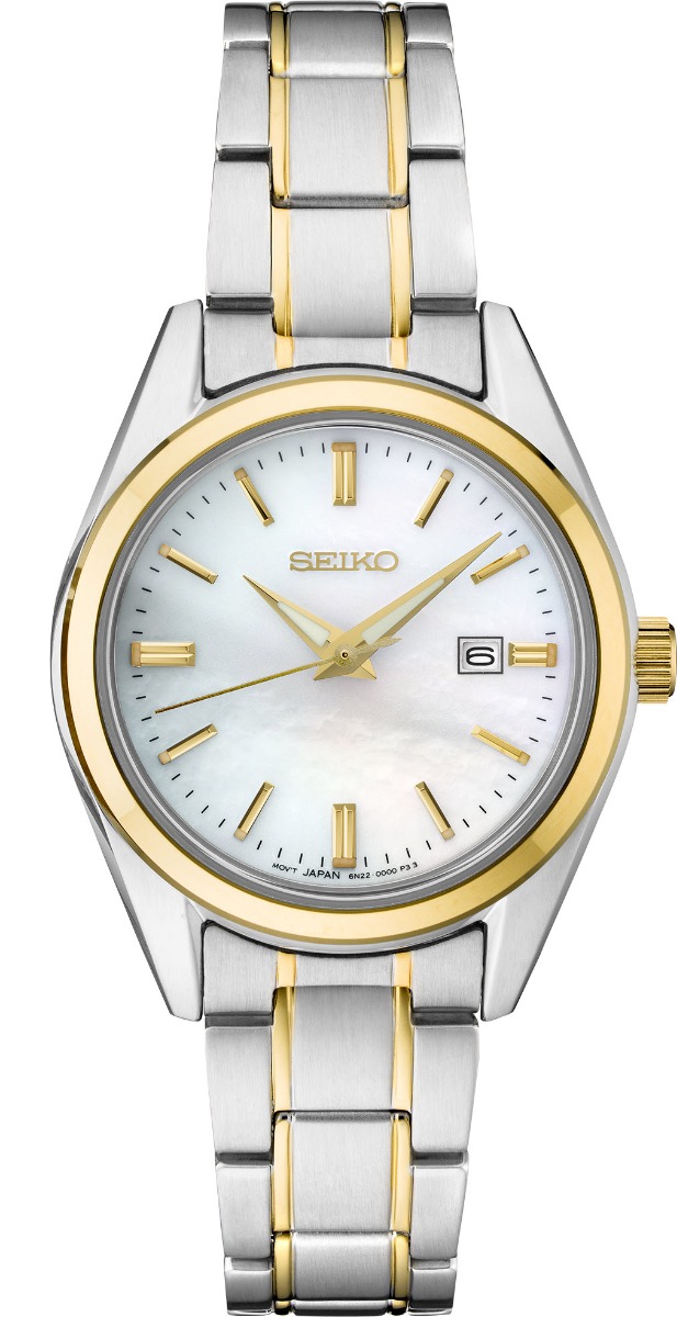 Seiko, Basic dameklokke med flerfarget stållenke