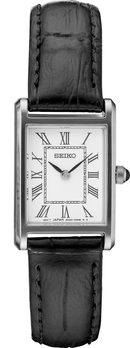 Seiko Classic SWR053P1  -  Kvarts - Sølv - Dameklokker - Skinn - Mineral