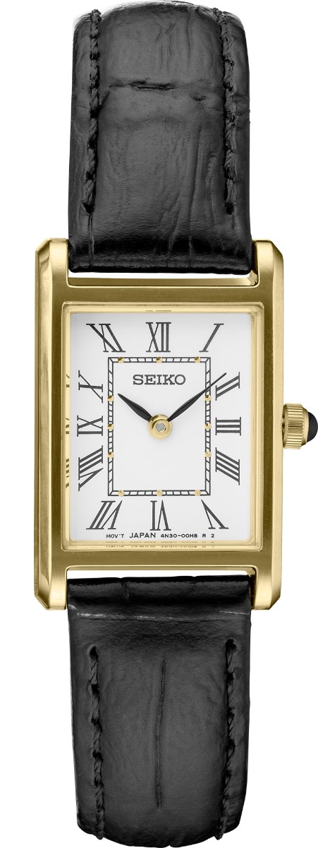 Seiko Classic SWR054P1 -  Kvarts - Gull - Dameklokker - Skinn - Mineral
