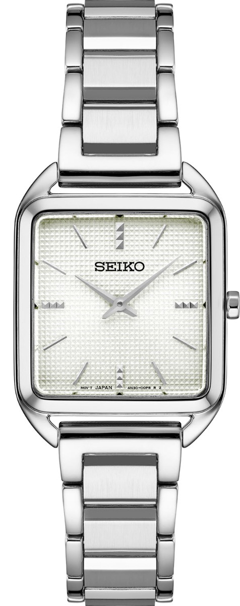 Seiko Classic SWR073P1 -  Kvarts - Sølv - Dameklokker - Rustfritt stål - ledd m/pin - Mineral
