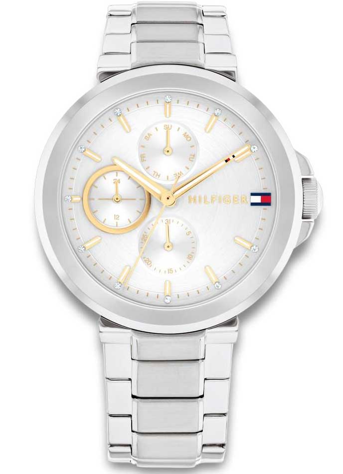 Tommy Hilfiger Lori 1782753 -  Kvarts - Sølv - Dameklokker - Rustfritt stål - ledd m/pin - Mineral